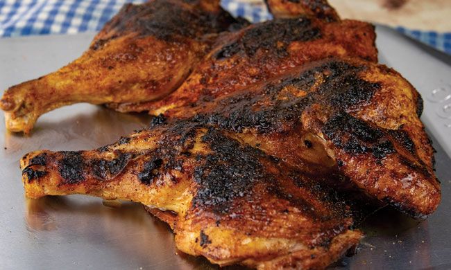 Crispy Grilled Chicken with a Kick